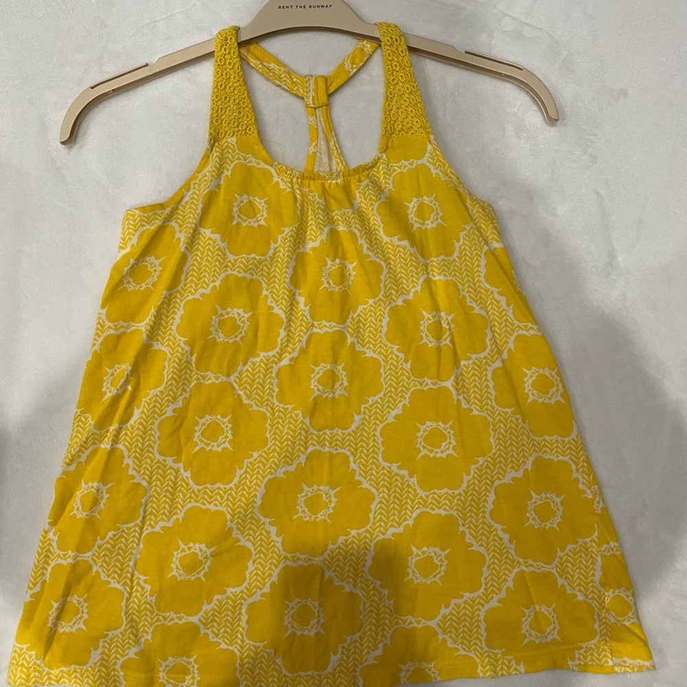 Yellow Floral Tank